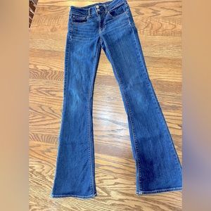 American Eagle Hi-Rise Artist Flare jeans
